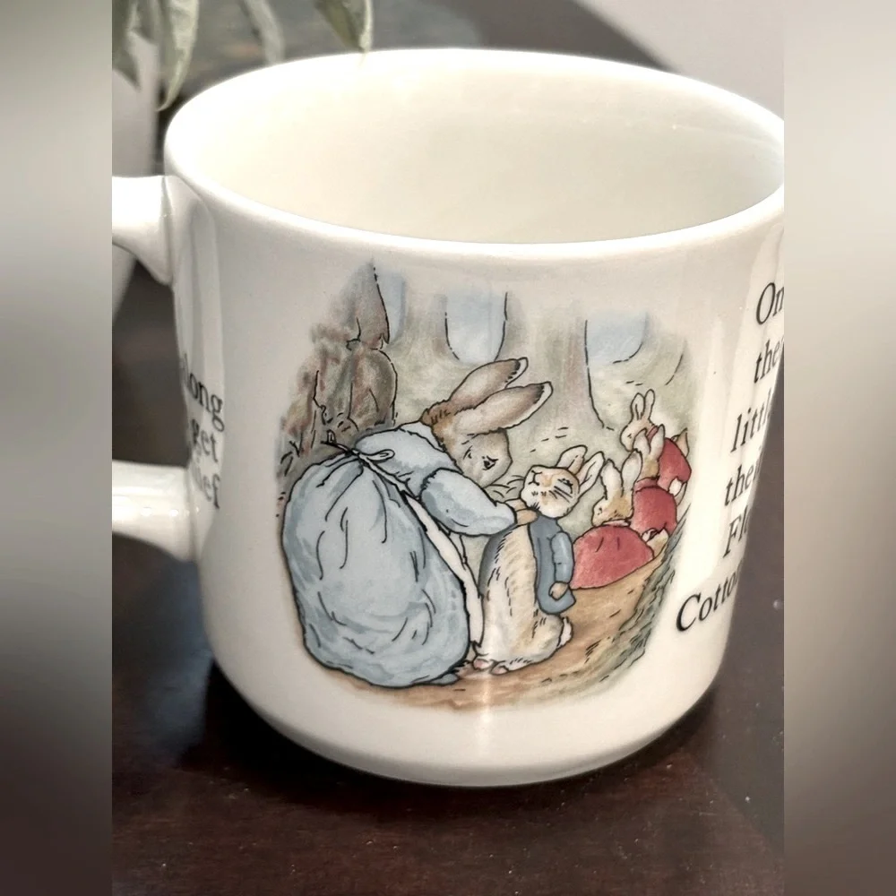Wedgwood Beatrix Potter China Set. (3 Pc) Peter Rabbit | Bone | Vintage 90’s